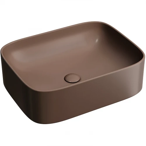 Раковина-чаша Ceramicanova Element 51 CN6052MDB Темно-коричневая матовая фарфор накладная