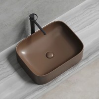 Раковина-чаша Ceramicanova Element 51 CN6052MDB Темно-коричневая матовая фарфор накладная