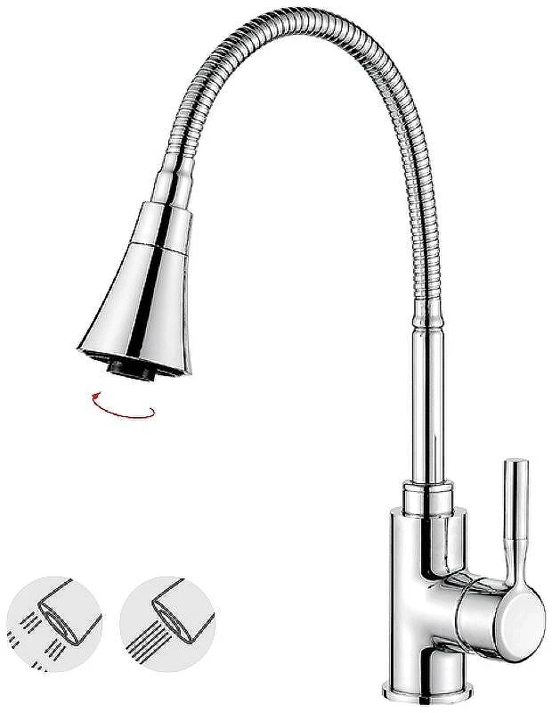 Смеситель для кухни Accoona A4890-4 Хром