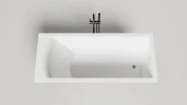 Ванна из искусственного камня Salini Cascata 170х70 104413G цвет Белый глянцевый