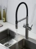 Смеситель для кухни Shevanik S478T цвет Оружейная сталь