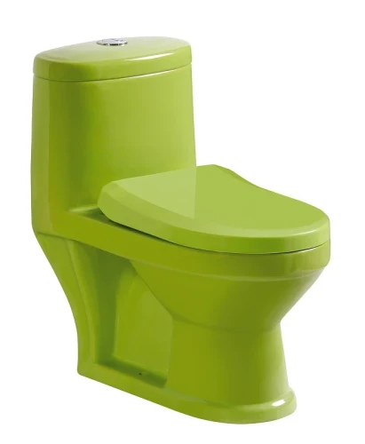 Унитаз компакт Gid Aventura Tr2192-G 62207Y цвет Зеленый с бачком и сиденьем Микролифт
