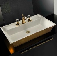 Раковина Boheme NeoArt Neoart 67 803 Золото Белая накладная