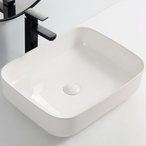 Раковина-чаша Royce Dream 50 RCW-142401WH Белая фаянс накладная