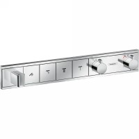 Смеситель для душа Hansgrohe RainSelect 15357000 с термостатом Хром латунь встраиваемый