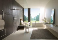 Смеситель для душа Hansgrohe RainSelect 15357000 с термостатом Хром латунь встраиваемый