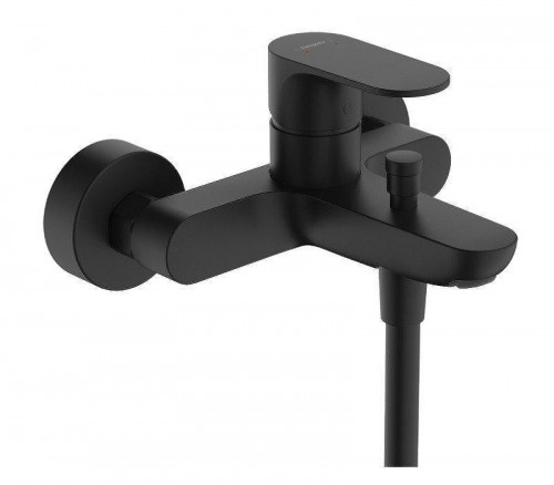 Смеситель для ванны Hansgrohe Rebris S 72443670 цвет Черный матовый