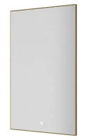 Зеркало Boheme Modern 60 569-MG с подсветкой цвет Золото матовое с сенсорным выключателем и подогревом