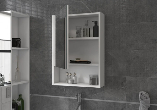 Зеркальный шкаф Vigo Urban 50 zsh.URB.50 Белый МДФ / ЛДСП, стекло