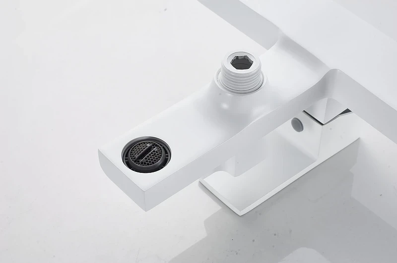 Смеситель для ванны Knotlor Stable KN-22/WY цвет Белый матовый