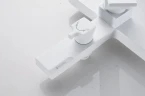 Смеситель для ванны Knotlor Stable KN-22/WY цвет Белый матовый