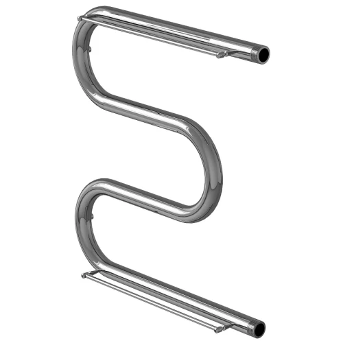Водяной полотенцесушитель Mixline Simple M 50х50 556298 с полкой цвет Хром