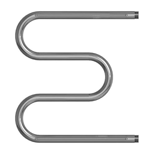 Водяной полотенцесушитель Mixline Simple M 50х50 556298 с полкой цвет Хром