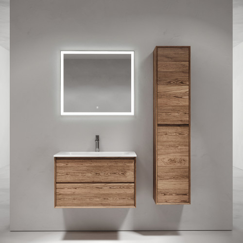 Тумба под раковину Sancos Marmi 2.0 80 MR2.080ECH подвесная Дуб чарльстон МДФ / ЛДСП