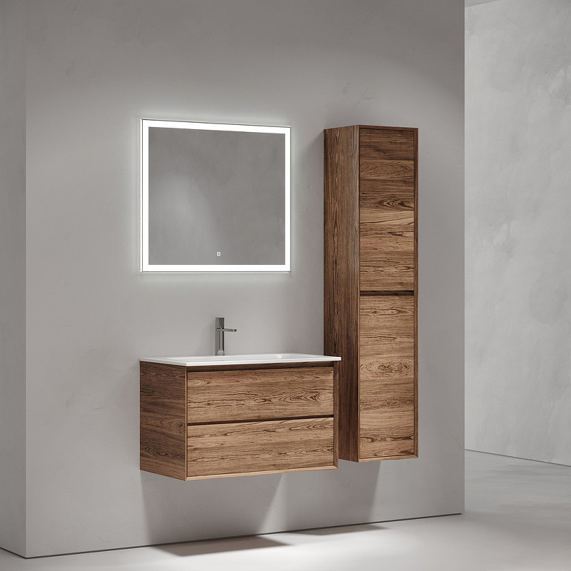 Тумба под раковину Sancos Marmi 2.0 80 MR2.080ECH подвесная Дуб чарльстон МДФ / ЛДСП