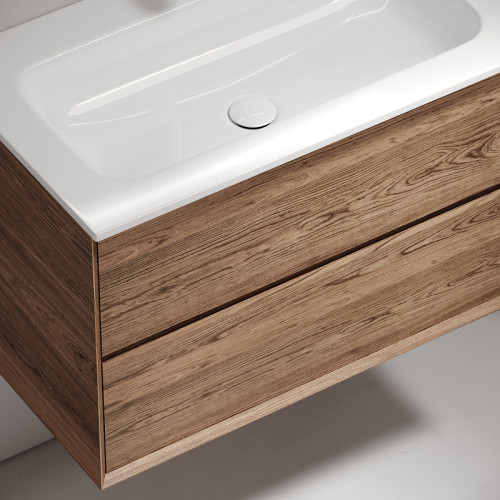 Тумба под раковину Sancos Marmi 2.0 80 MR2.080ECH подвесная Дуб чарльстон МДФ / ЛДСП