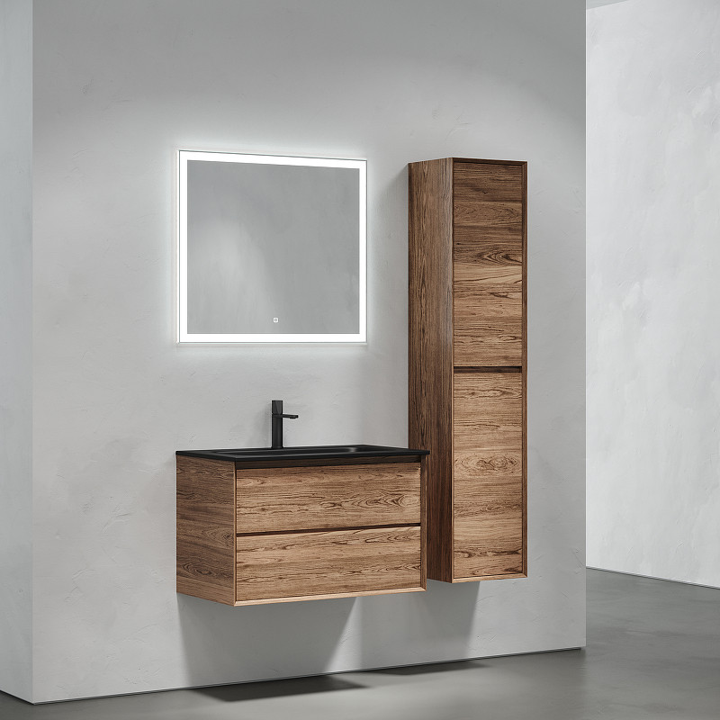 Тумба под раковину Sancos Marmi 2.0 80 MR2.080ECH подвесная Дуб чарльстон МДФ / ЛДСП