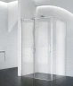 Душевой уголок BelBagno Acqua 110х80 ACQUA-AH-1-110/80-C-Cr профиль Хром стекло прозрачное