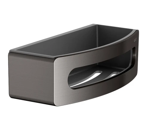 Полка корзина Keuco Elegance 11658350001 цвет титан черный шлифованный