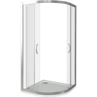 Душевой уголок Good Door Infinity R-80-С-CH 80x80 профиль Хром стекло прозрачное