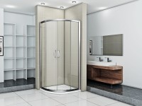 Душевой уголок Good Door Infinity R-80-С-CH 80x80 профиль Хром стекло прозрачное