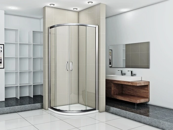 Душевой уголок Good Door Infinity R-80-С-CH 80x80 профиль Хром стекло прозрачное