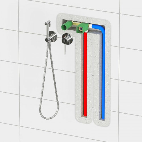 Гигиенический душ со смесителем Timo Saona 2339/16SM цвет Белый матовый