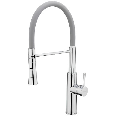Смеситель для кухни Frap F4452-6 Хром Серый латунь