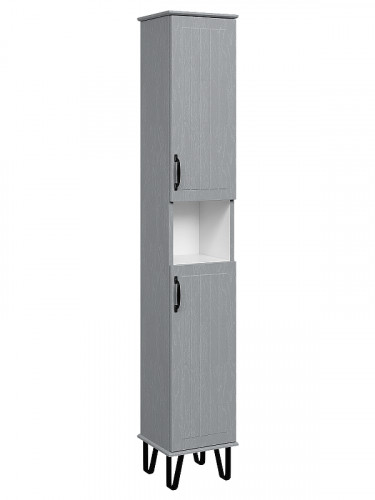 Шкаф пенал DIWO Сочи 30 00-00001323 цвет Антрацит