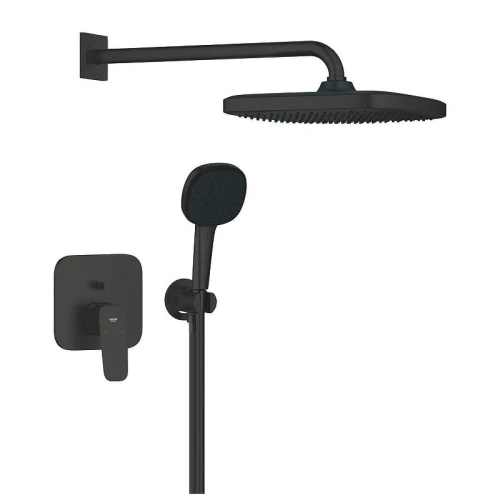 Душевая система Grohe Cubeo 1053362430 цвет Черный матовый