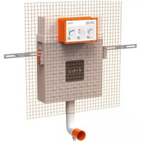 Смывной бачок Vitra V12 762-1740-01 скрытого монтажа без клавиши смыва пластик