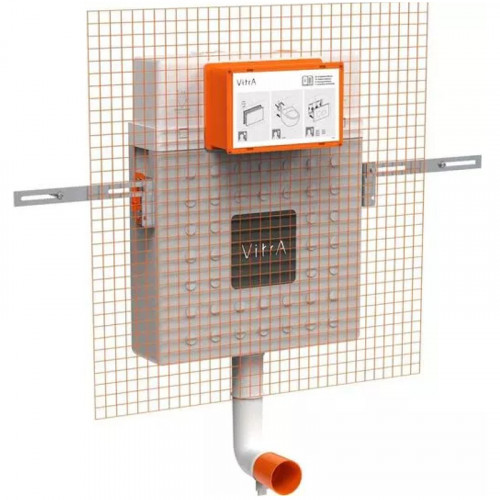 Смывной бачок Vitra V12 762-1740-01 скрытого монтажа без клавиши смыва пластик