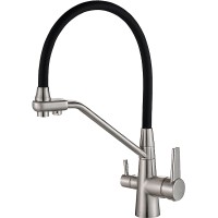Смеситель для кухни ZorG Steel Hammer SH 903-6 SATIN