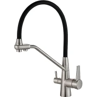Смеситель для кухни ZorG Steel Hammer SH 903-6 SATIN