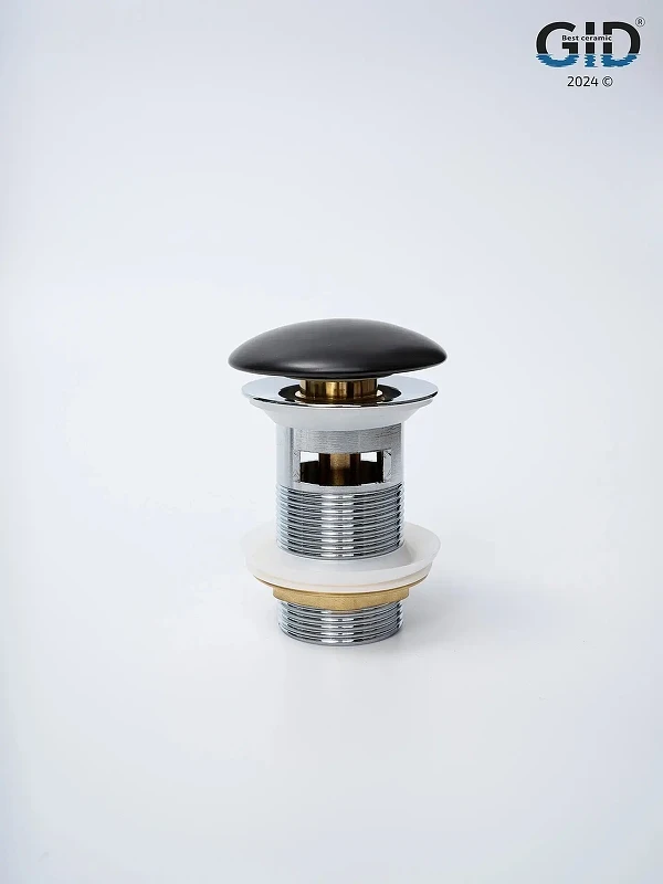 Донный клапан Gid Minucia Blm100-1 74407K Click-clack цвет Черный матовый