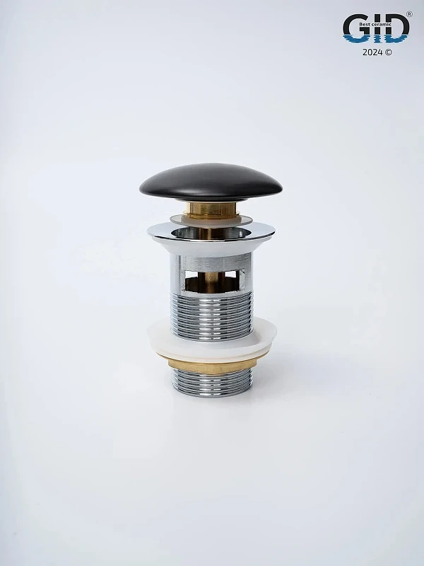 Донный клапан Gid Minucia Blm100-1 74407K Click-clack цвет Черный матовый