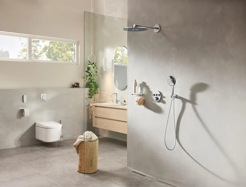 Душевая система Grohe Rainshower SmartActive 34863000 с термостатом цвет Хром