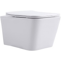 Унитаз Aquanet Trend W Rimless 276396 подвесной с сиденьем Микролифт фаянс подвесной