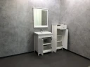 Зеркало Comforty Тбилиси 70 00003132631 Белый глянец МДФ / ЛДСП, стекло