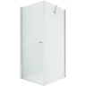 Душевой уголок New Trendy New Soleo Chrome 100х80 D-0142A/D-0087B профиль Хром стекло прозрачное