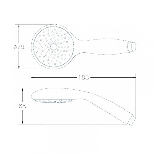 Душевой гарнитур Aquanet Cet1 AF000-06C 246852 Хром