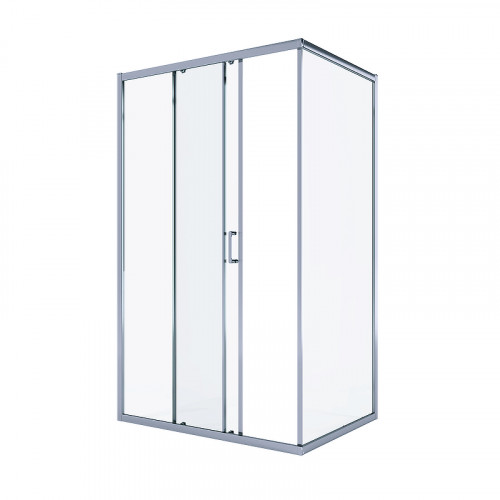 Душевой уголок Alex Baitler 120х90 AB14120X1 профиль Хром стекло прозрачное