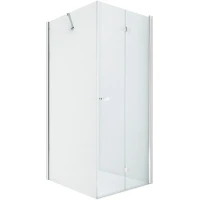 Душевой уголок New Trendy New Soleo Chrome 80х70 R D-0152A/D-0086B профиль Хром стекло прозрачное