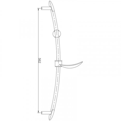 Душевая штанга Haiba HB8002 Хром