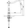 Смеситель для кухни Gappo G4391-4