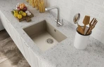 Кухонная мойка Florentina Вега-500 22.320.D0500.305 Грей искусственный камень (литьевой мрамор) встраиваемый