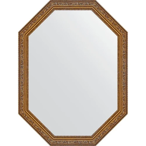 Зеркало Evoform Octagon 60x80 BY 7023 в багетной раме - Виньетка состаренное золото 56