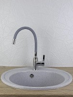 Смеситель для кухни Viko V-4064 Хром Серый