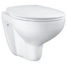 Унитаз Grohe Bau Ceramic 39351000 подвесной с сиденьем Микролифт фарфор подвесной