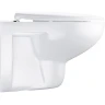 Унитаз Grohe Bau Ceramic 39351000 подвесной с сиденьем Микролифт фарфор подвесной